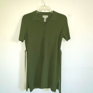 Rena Rowan Olive Green Knit Dress